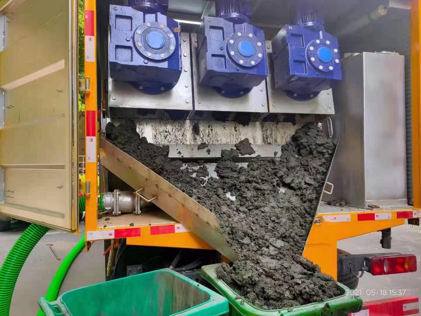 龙湾化粪池清掏城市维护站-泥浆净化干湿分离处理